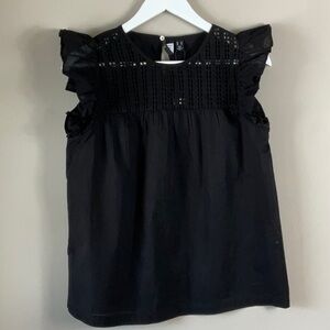 VERO MODA Loretta sleeveless top woven black